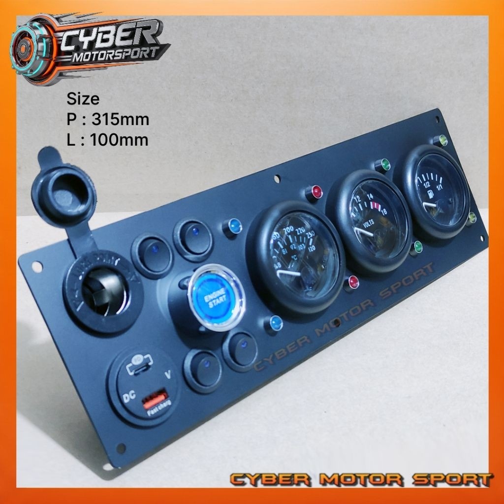 Jual Indikator gauge analog classic gauge mobil universal add on ...