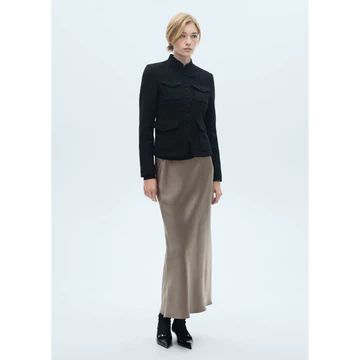 Rok Satin Silk Premium Satin Long Skirt Rok Satin Panjang