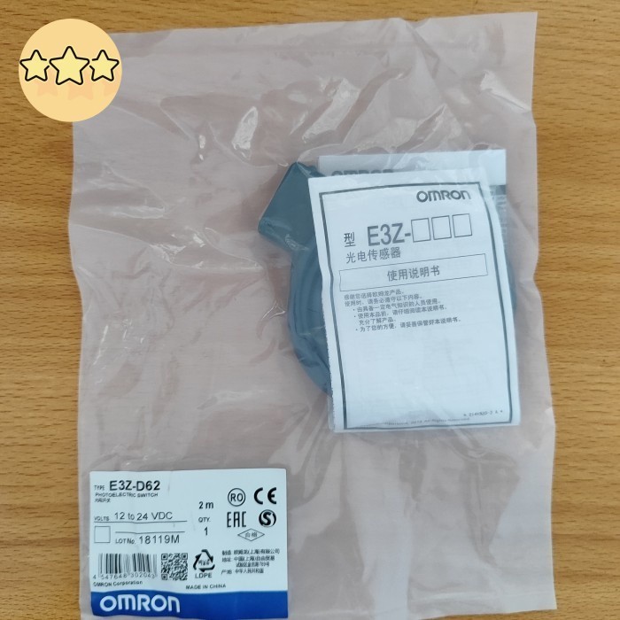 Omron E3z-d62 Photoelectric Switch 12-24v-dc Nnr | Meses sin interés