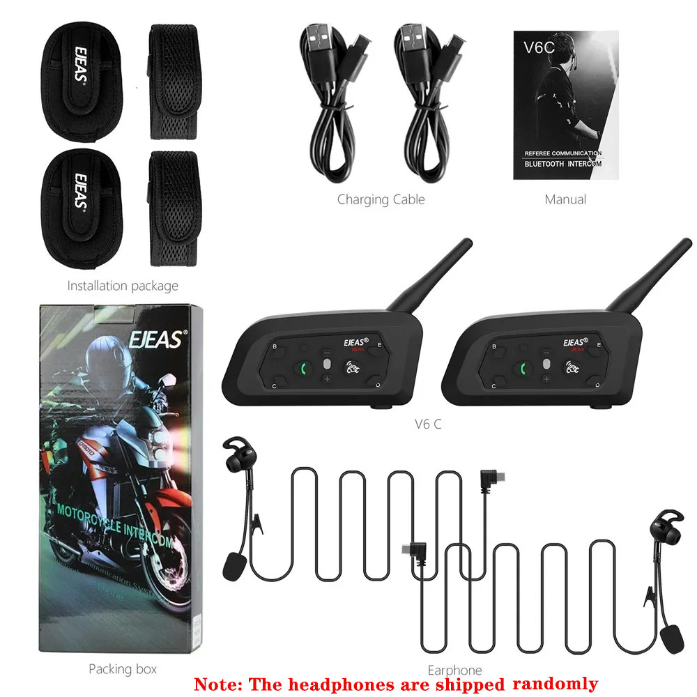 Jual V6C PRO+/PLUS Football Referee Intercom Bluetooth V5.1 Headset ...