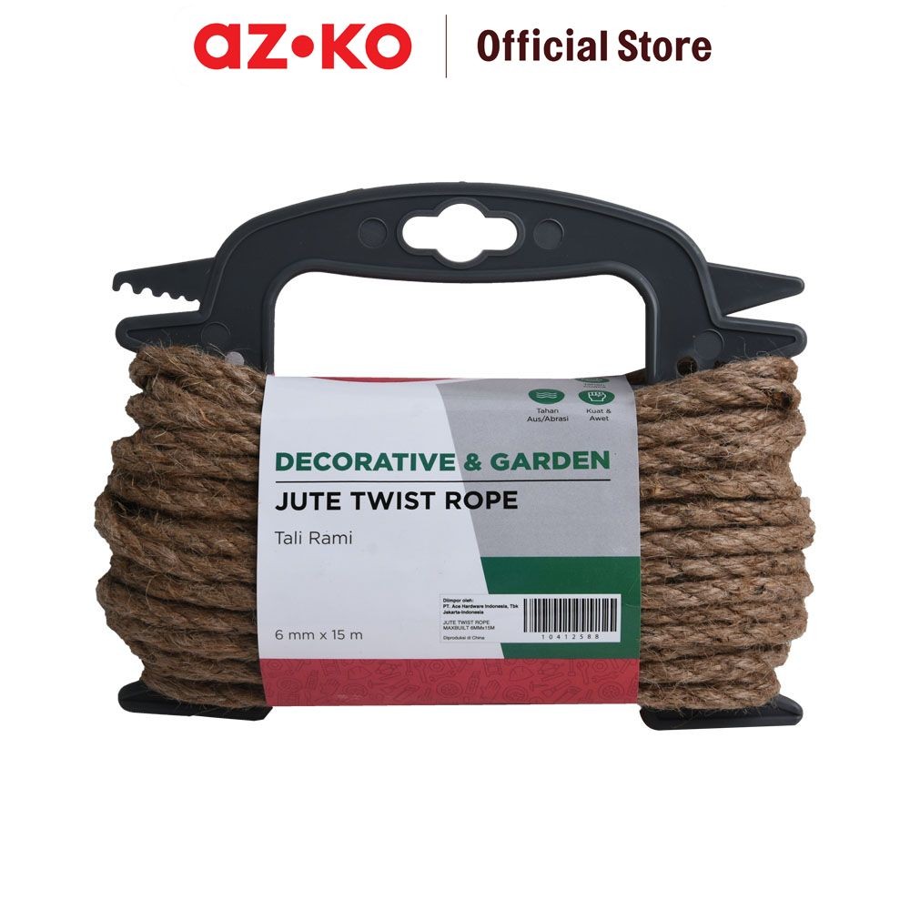 Jual AZKO Maxbuilt Tali Rami Twist Maxbuiltuilt 6 Mm X 15 mtr Tali Goni ...