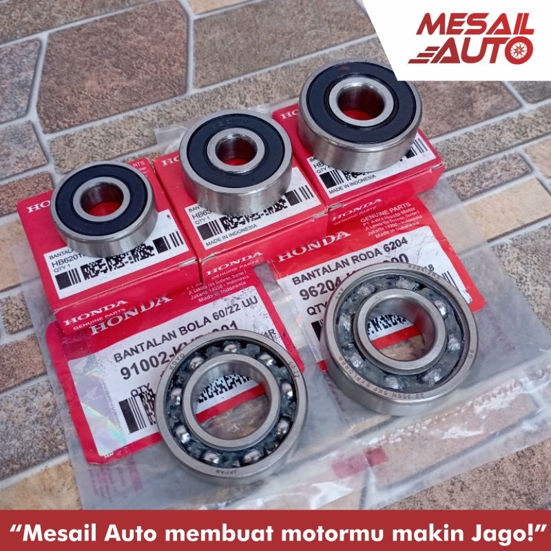 Jual Laher Bearing gearbox Bearing rasio set vario beat all scoopy ...