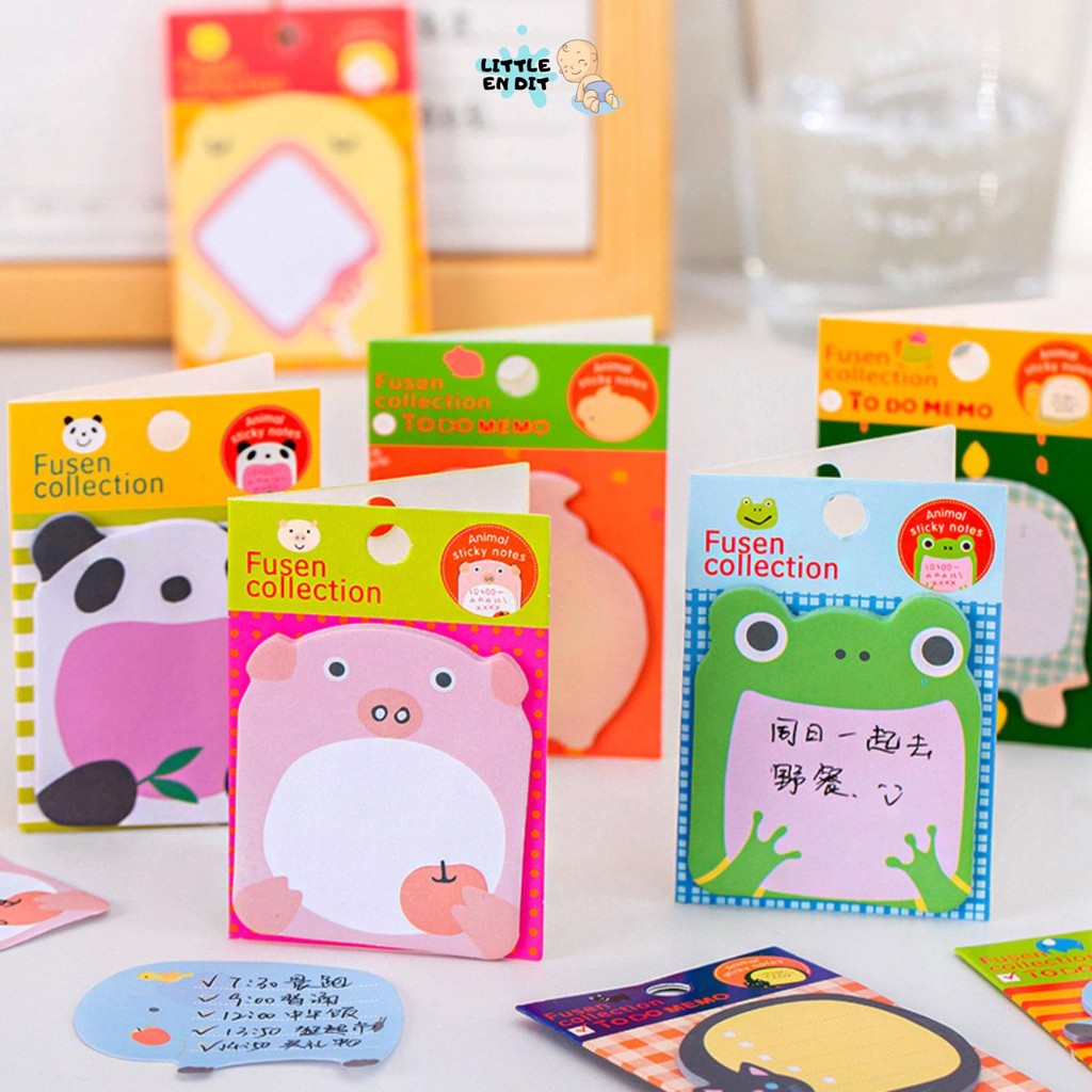 Jual Poohstation ATK15 Sticky Notes Motif Hewan/ Tempelan Kertas ...