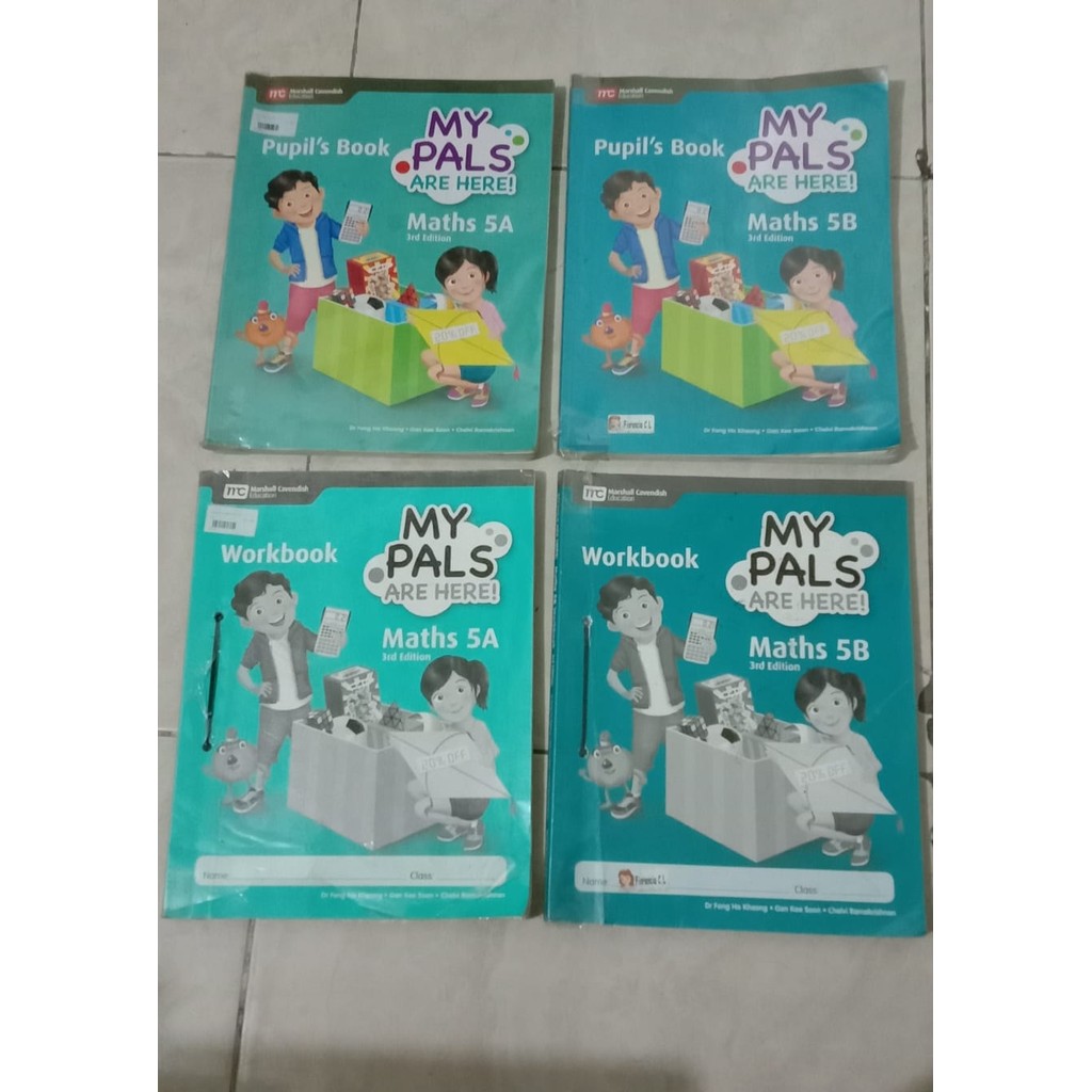Jual BUKU MY PALS ARE HERE MATHS 5A 5B WORKBOOK DAN PUPILS BOOK / MY ...