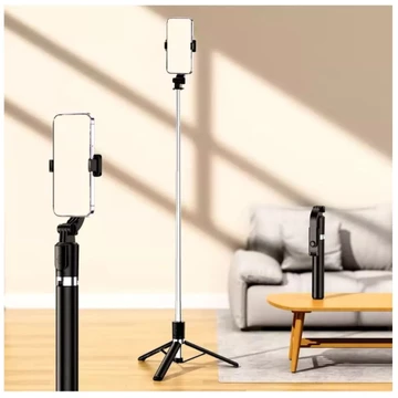 TONGSIS TRIPOD Selfie Stick R1 L Tongsis Remote Bluetooth Tripod 1.7 METER HP Iphone Android