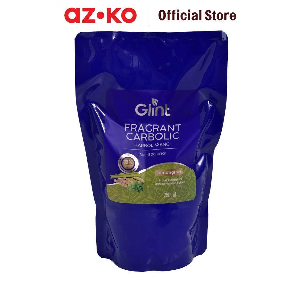 Jual AZKO Glint 750 ml Karbol Wangi Serai Pouch Antibacterial Floor ...