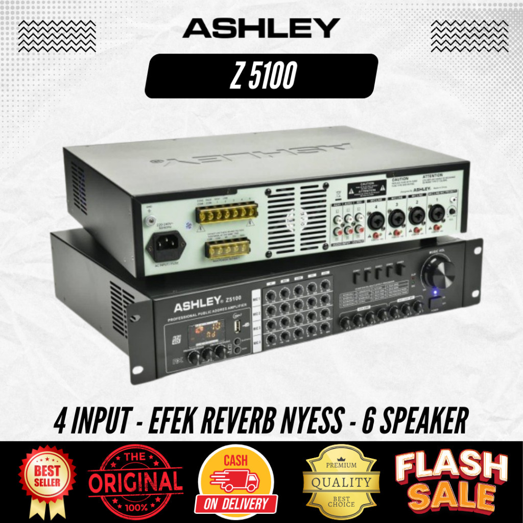 Jual Power Toa Ashley Z 5100 Efek Sudah Reverb | Shopee Indonesia