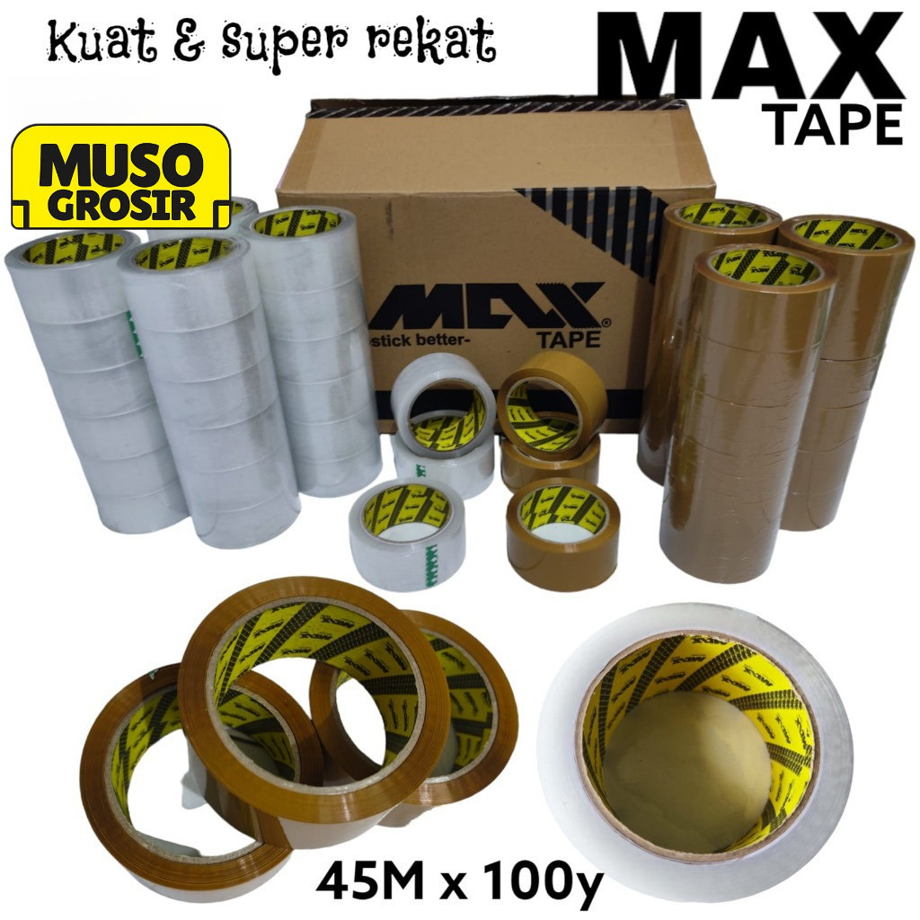 Jual MUSO | MURAH | LAKBAN MAX HORICHI MILLION STAR TAPE T7 TAPE 45 MM ...