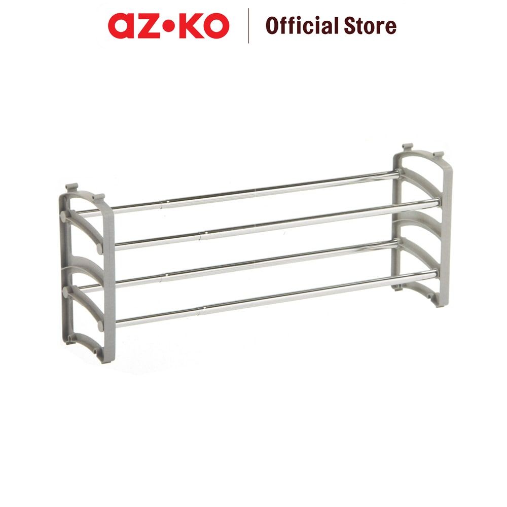 Jual AZKO Stora Rak Sepatu 2 Tingkat Extendable & Stackable Shoe Rack ...