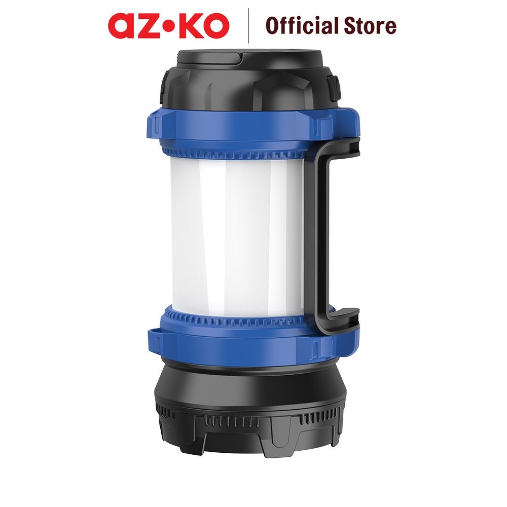 Jual AZKO Powerlite Senter Led Dengan Lentera Rechargeable 7 Watt ...