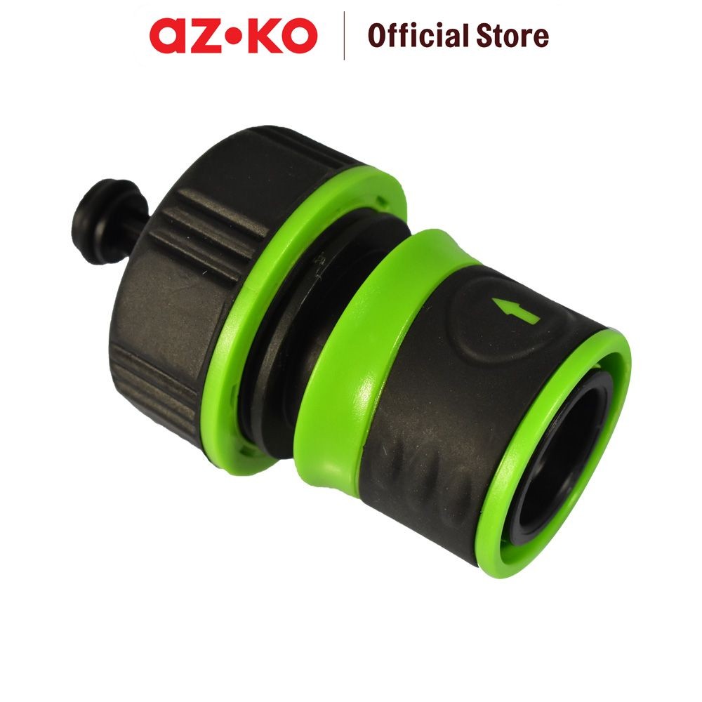 Jual AZKO Yardsmith Sambungan Selang 3/4 inci - Hijau Hose Connector ...