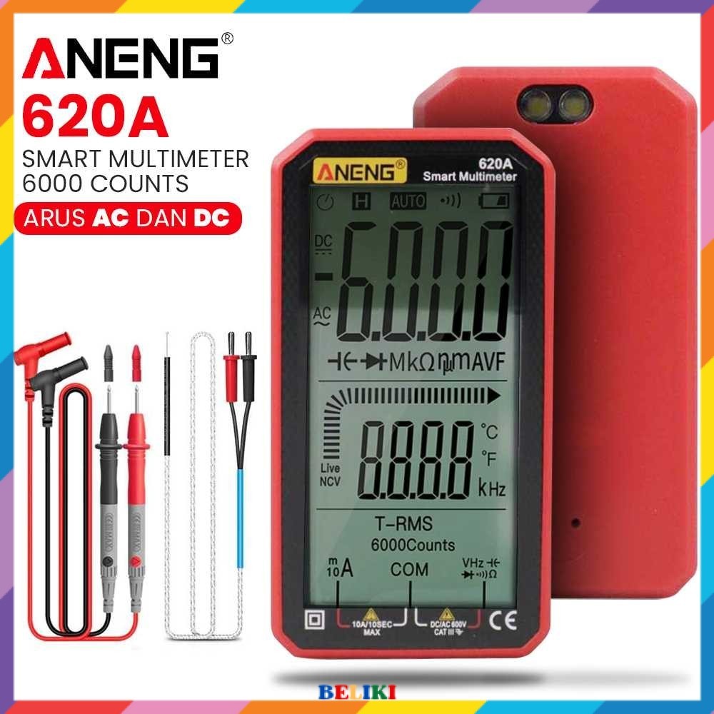 Jual ANENG Digital Smart Multimeter Voltage Tester - 620A | Shopee ...