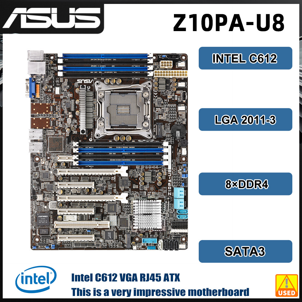 Jual Z10PA-U8 Motherboard Multifunctional server motherboard Intel C612 ...