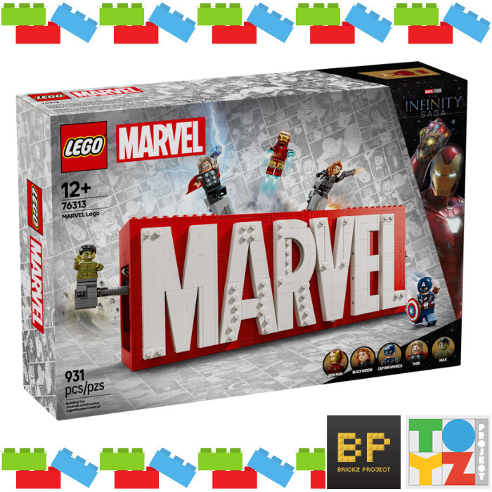 Jual Lego 76313 Marvel - MARVEL Logo & Minifigures Tp01 | Shopee Indonesia