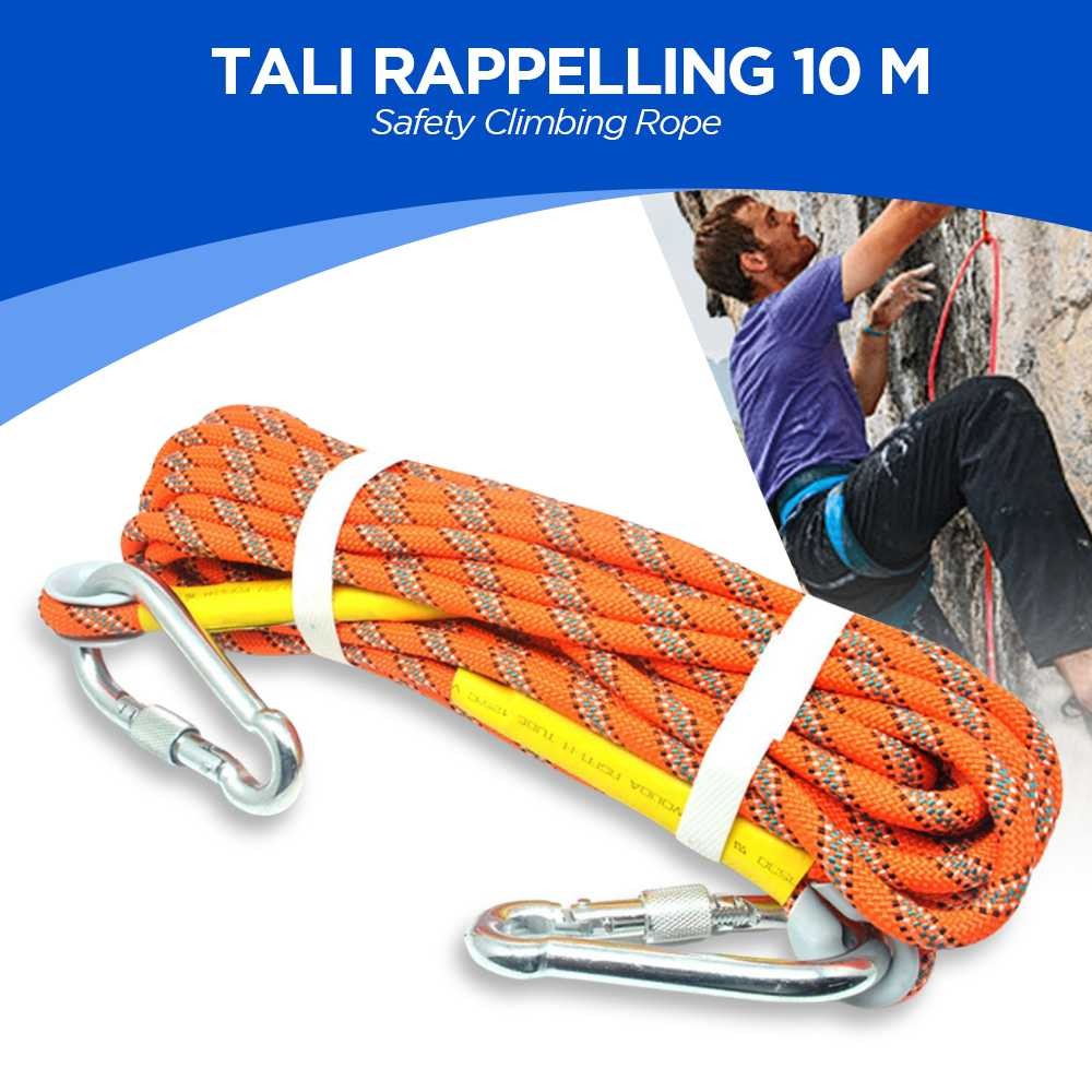 Jual NTR Tali Rappelling Safety Climbing Auxiliary Rope 10M - E203 ...
