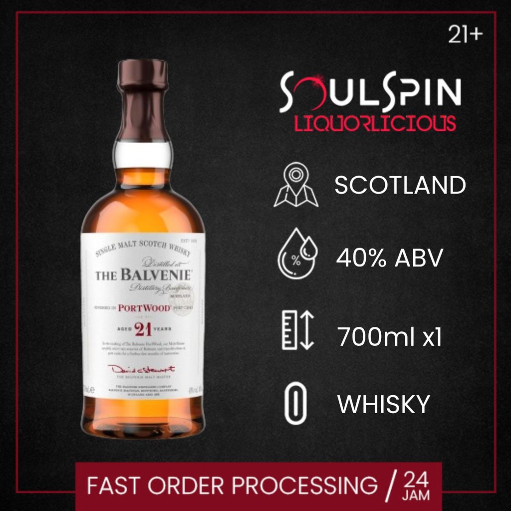 THE BALVENIE 21年 ポートウッド Balvenie 21 年 Port Wood Finish