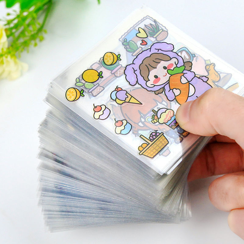 Jual PET Stiker 20 Lembar Sticker Mini Momo Uk 6x6 cm - Anti Air ...