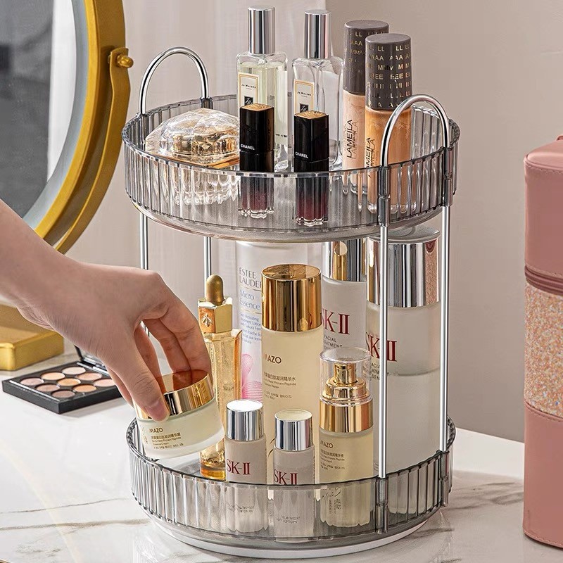 Jual Kotak Make Up Acrylic Rak Kosmetik Organizer Rak Serbaguna Storage ...