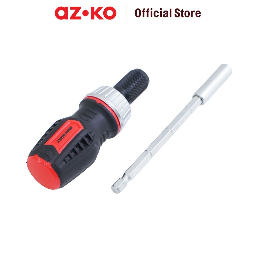 Jual AZKO Maxbuilt Set 25 Pcs Obeng Ratchet Extension - Merah/Hitam ...