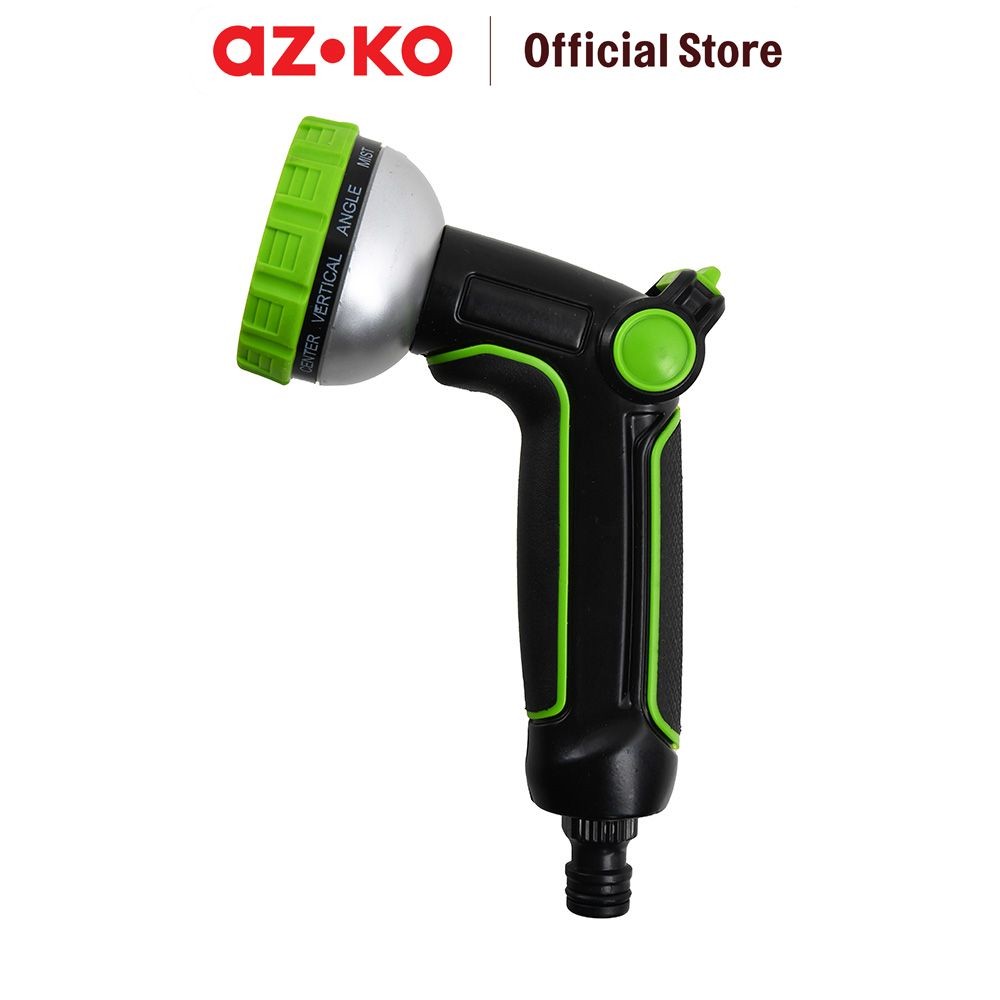 Jual AZKO Yardsmith Kepala Selang 10 Pattern Flow Control Aluminium ...