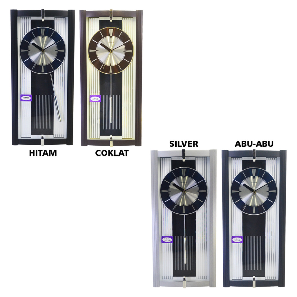 Jual Jam Dinding Bell Bandul Minimalis Sakana 388-1 ROMAWI (STEP ...