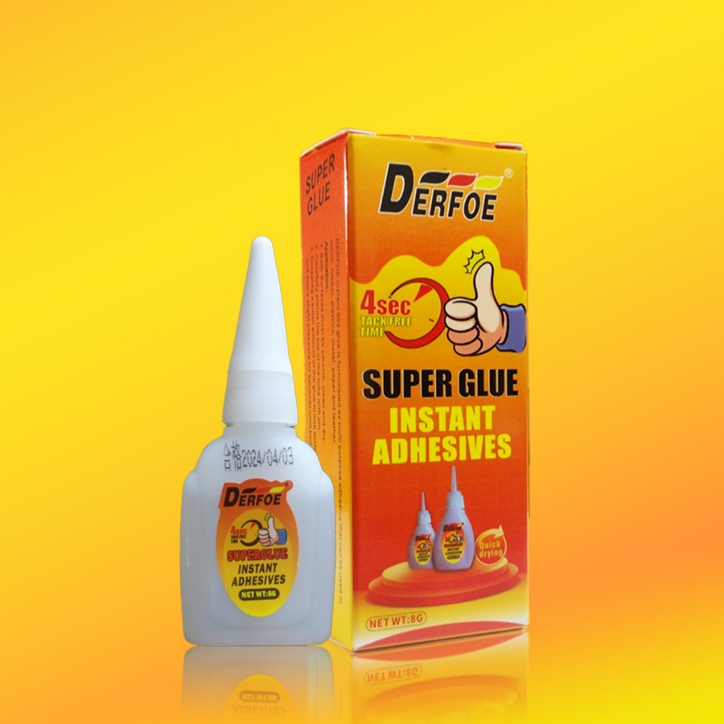 Jual HAGAI Lem Tetes Derfoe Lem Tetes Instant /Cyanoacrylate Glue ...