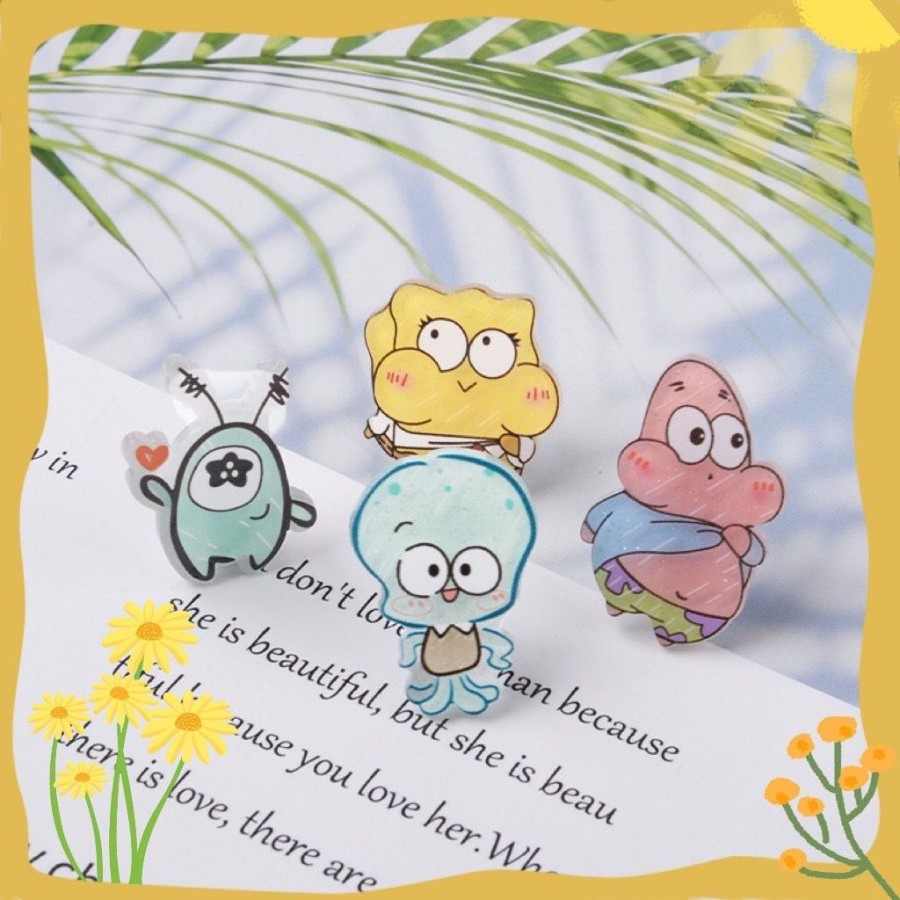 Jual Jepit Rambut Spongebob Series Hair Clip | Shopee Indonesia