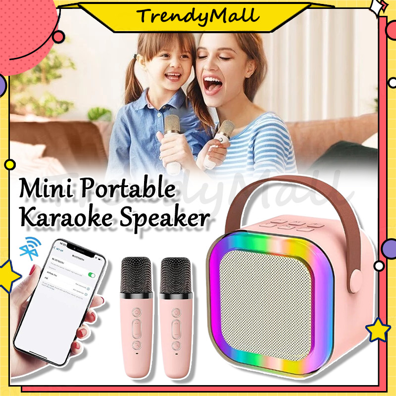 Jual Bluetooth Speaker Karaoke Portabel Karaoke Set Speaker 3D Stereo ...
