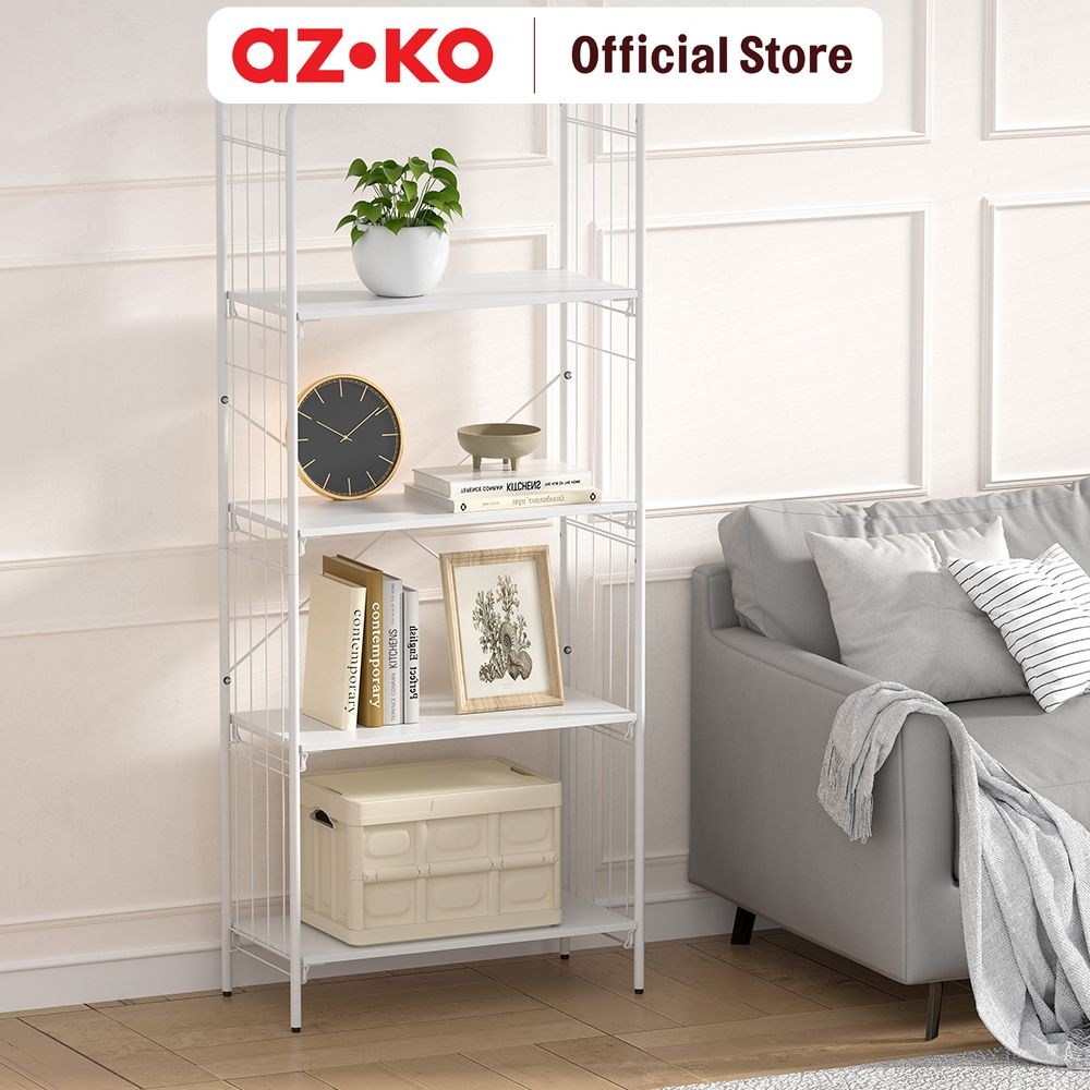 Jual AZKO Stora Nordic Rak Besi 5 Tingkat - Putih Storage Rack Metal ...