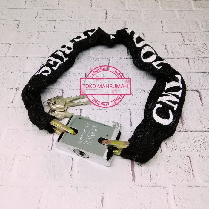 Jual Gembok Rantai Camel 60 / Chain Lock Rumah Pagar Sepeda Motor Helm ...