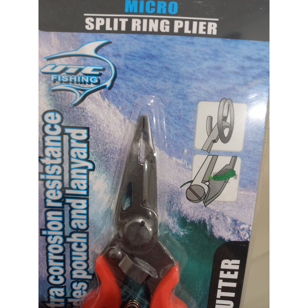Jual Tang Split Ring Mini Micro untuk pasang metal jig UTC Fishing ...