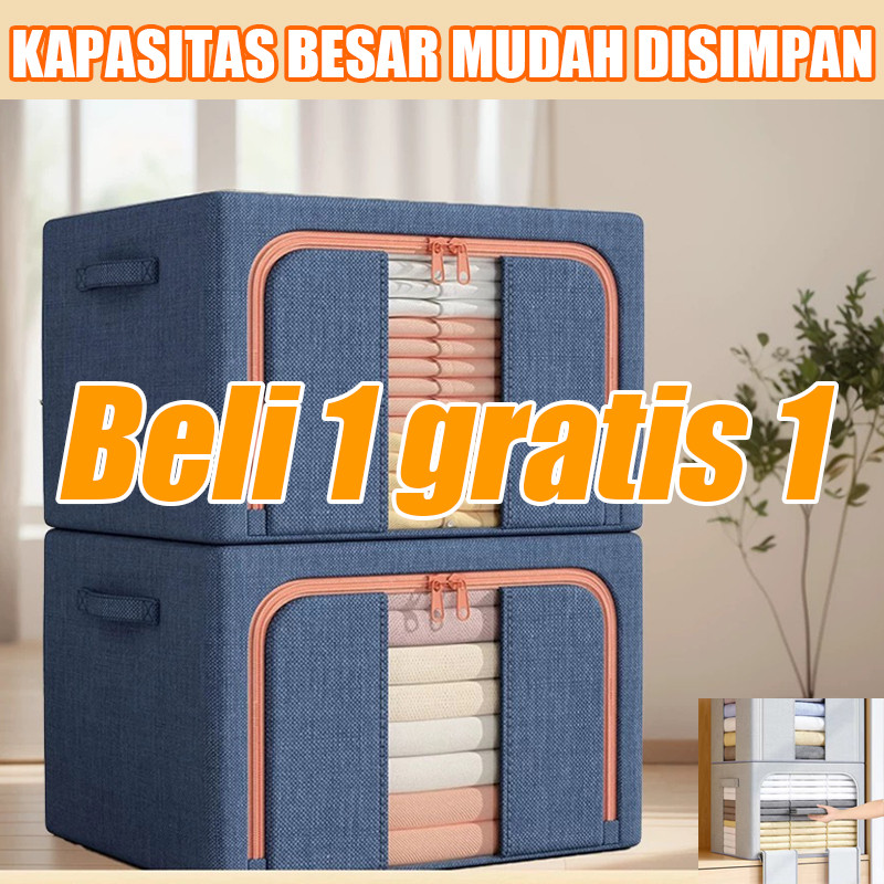 Jual Storage Box Kotak Baju Kotak Penyimpanan Besar Tempat Pakaian ...