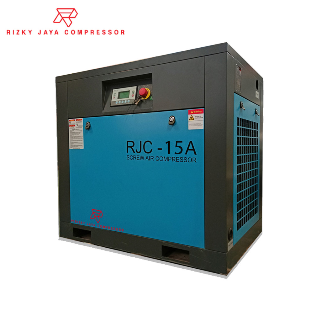Jual RJC Kompresor Screw 15 hp Fix Speed 11 kw Kompresor Angin 15hp Air ...