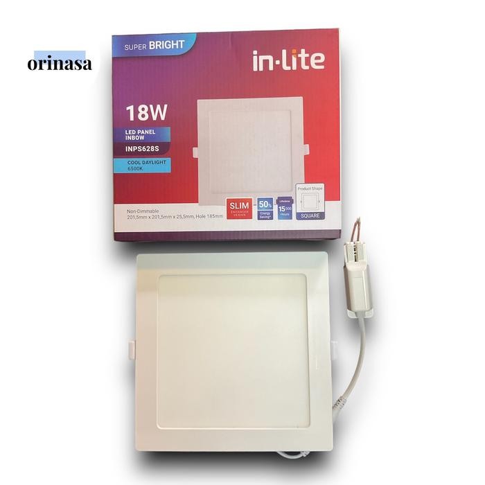 Jual Lampu Downlight LED Panel Inbow Kotak Inlite INPS628S 18W 18 Watt ...
