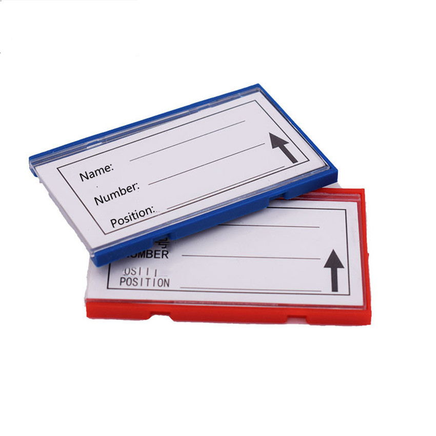 Jual Small Plastic Label Tag Tab Sign Name Card Holder Commodity ...