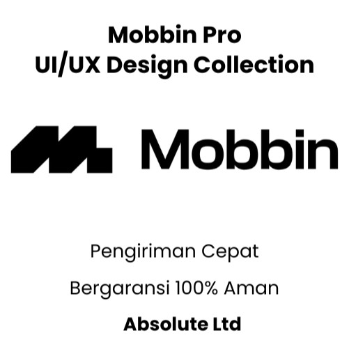 Jual Mobbin Pro Full Garansi | UI & UX Design Unlimited | Shopee Indonesia