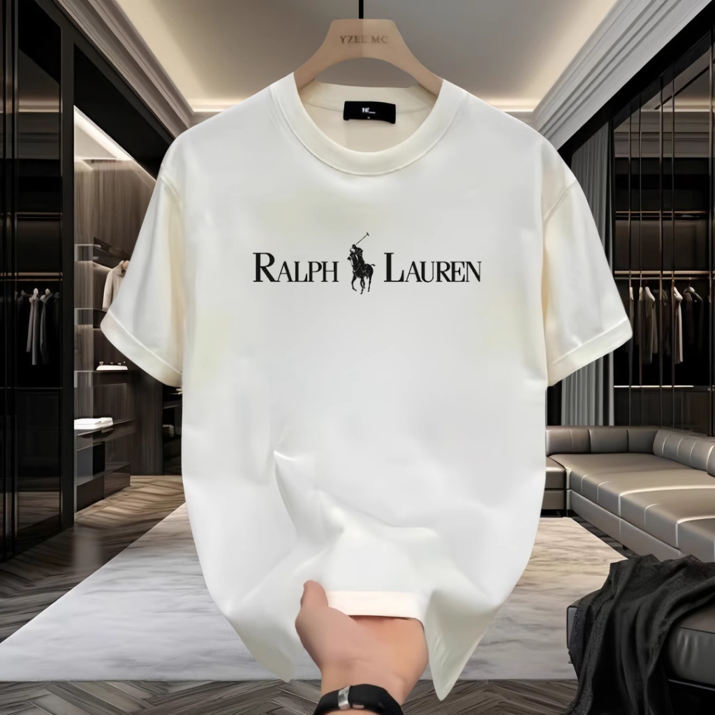 Jual (COD)RALPH LAUREN T-Shirt Men's Classic Summer Fashionable Inner ...