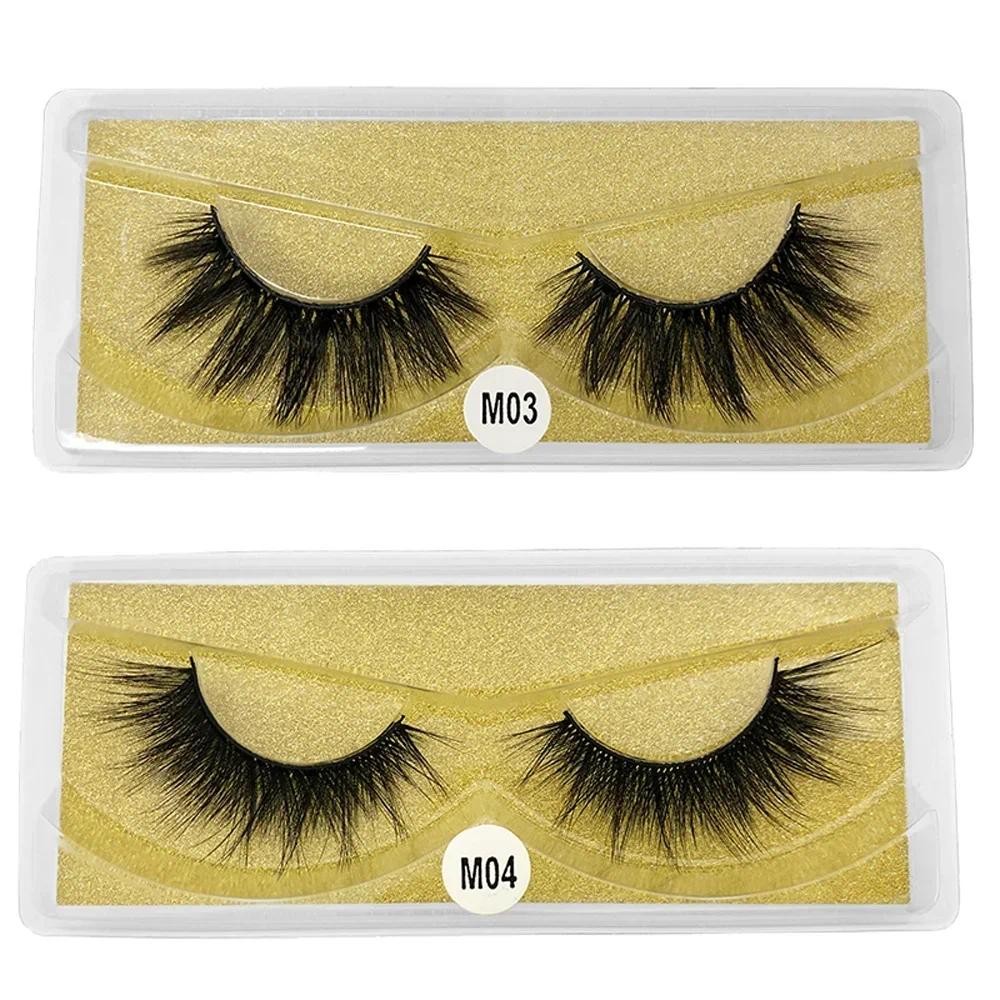 Wholesale soft Eyelashes 3d Mink Lashes Natural Mink Eyelashes Wholesale False Eyelashes Make up (M2)(1U86) main image 0