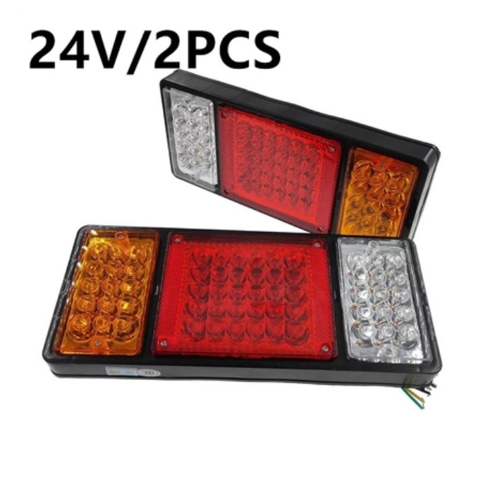 Jual 2pcs 24v Stop Lamp Truck Lampu Rem Lampu Indikator Rem Belakang