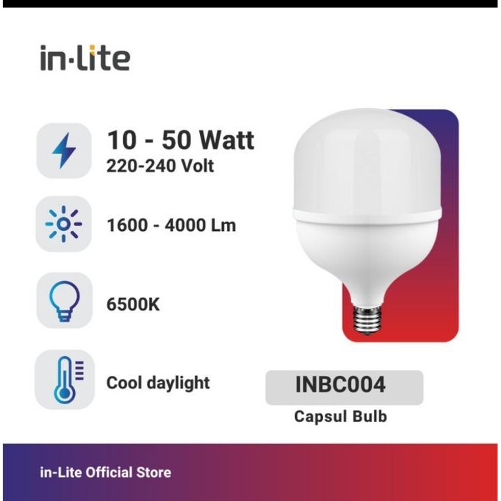 Jual INLITE Lampu Led Capsul INBC004 40 Watt | Shopee Indonesia
