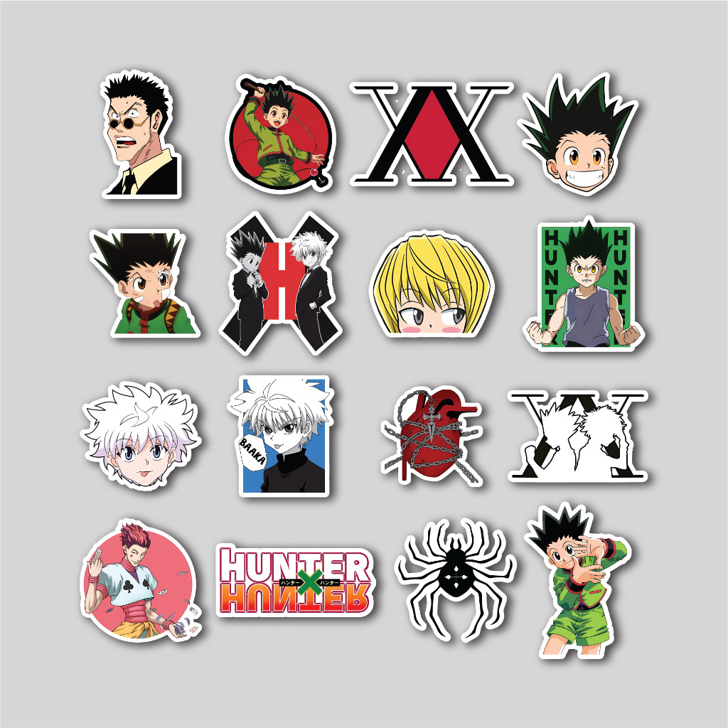 Jual Sticker Pack Hunter X Hunter | Sticker Tumbler | Stiker Laptop ...