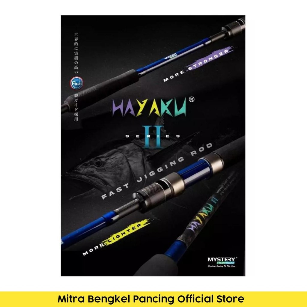 Jual Joran Pancing Hayaku Mystery Spinning Ring Guide SIC One Piece ...