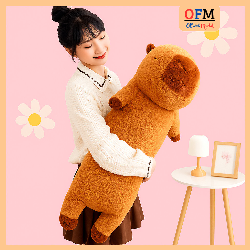 Jual Boneka Guling Capybara 80 CM Hewan Capybara Mainan Anak Hadiah ...