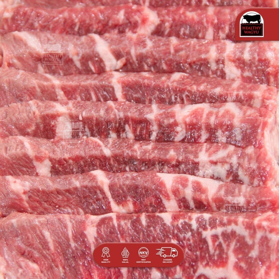 Jual Outside Skirt Wagyu Beef Stir-fry Yakiniku Barbecue Daging Sapi ...