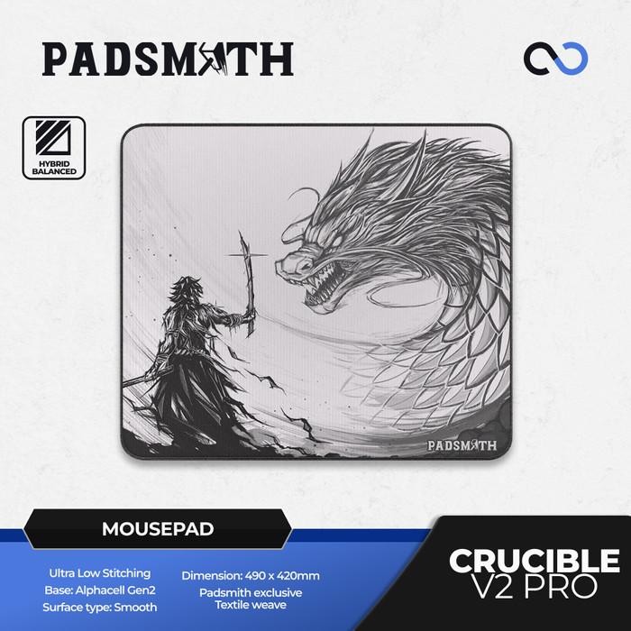 Jual Padsmith Crucible V2 PRO Poron Base Gaming Mousepad (Hybrid ...