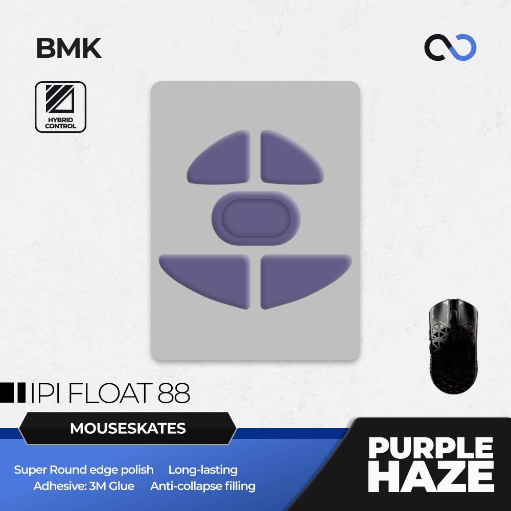 Jual BMK Purple Haze Pro IPI Float 88 Mouse Feet / Mouse Skate PTFE ...