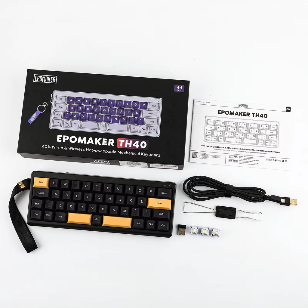 Jual Epomaker Th40 Via Ultra-Compact 40% Layout Hot-Swappable Gasket ...