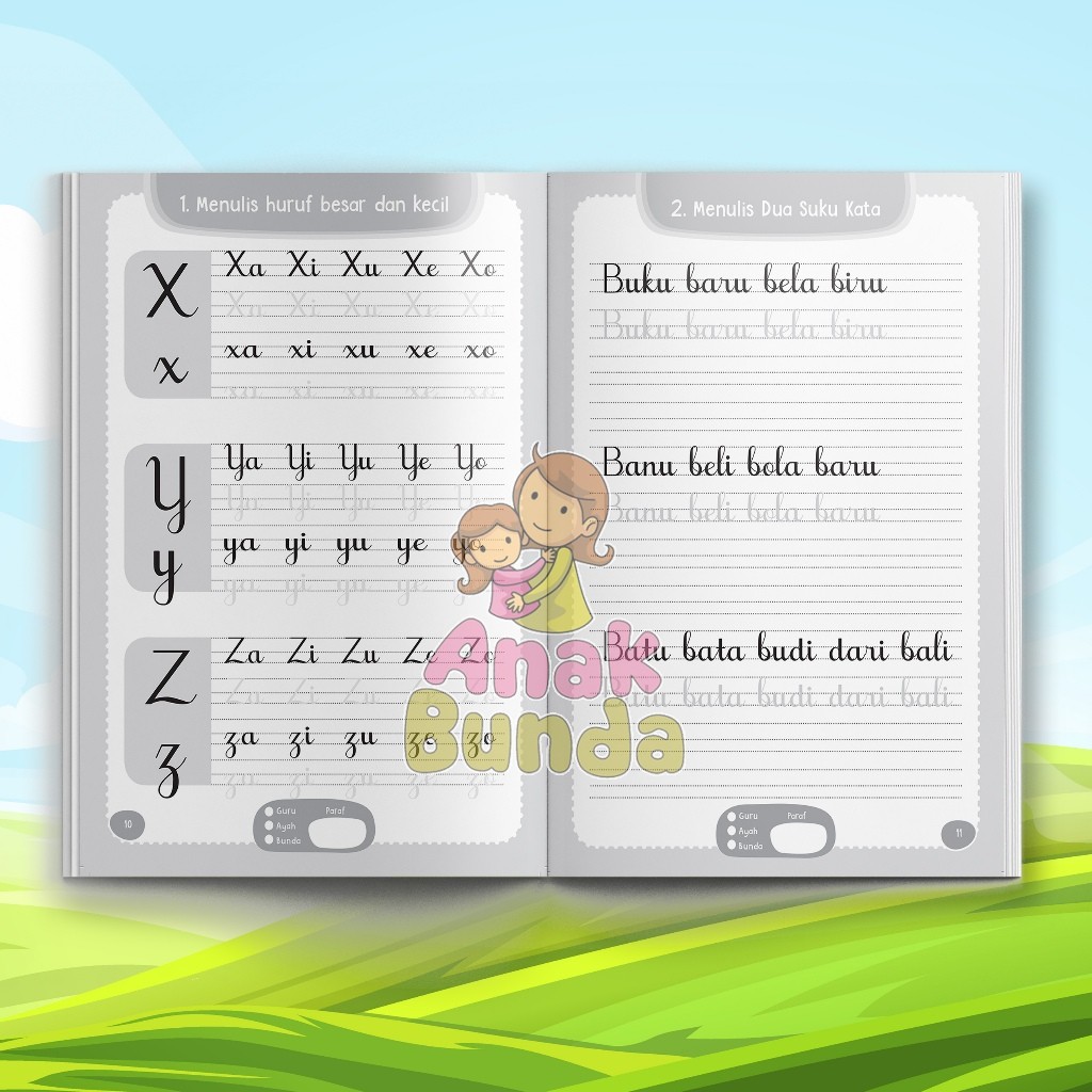 Jual Buku Latihan Menulis Dengan Rapi Tegak Bersambung Anak Tk Paud ...