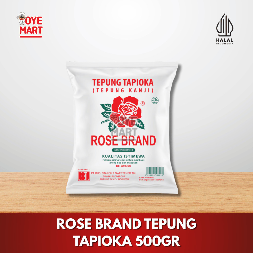 Jual ROSE BRAND TEPUNG TAPIOKA 500GR | Shopee Indonesia