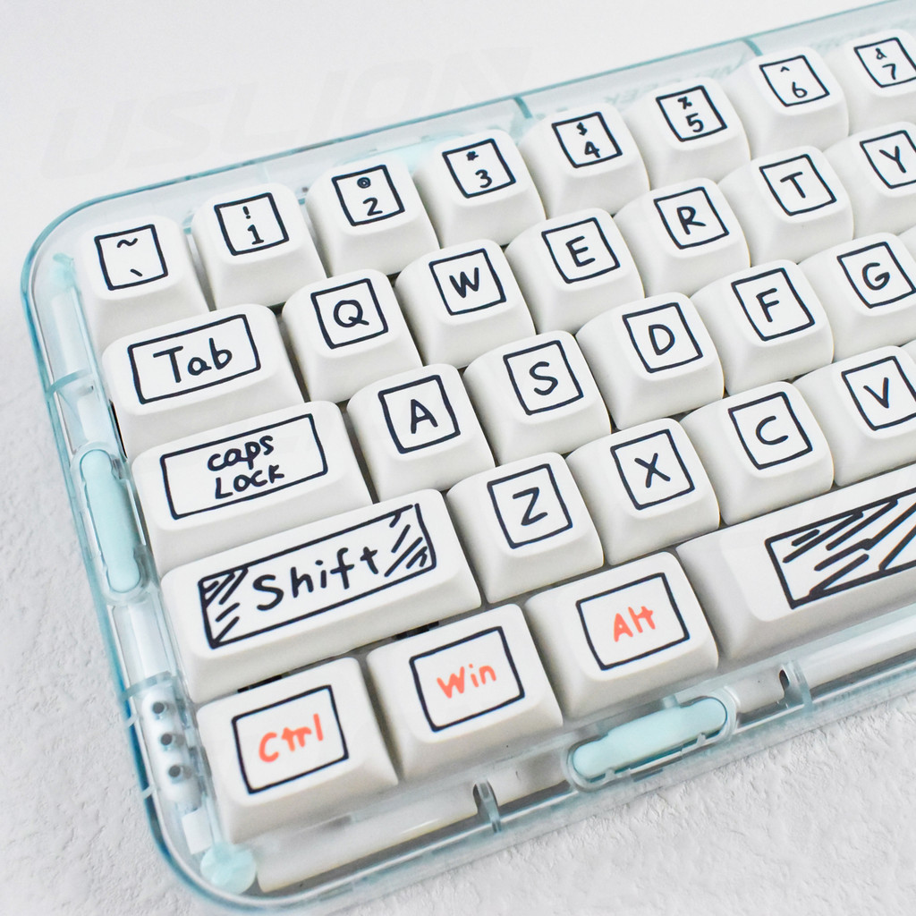 Jual Graffiti Keycap XDA Profile PBT Keycaps 125 Keys For Mx Swit Me ...